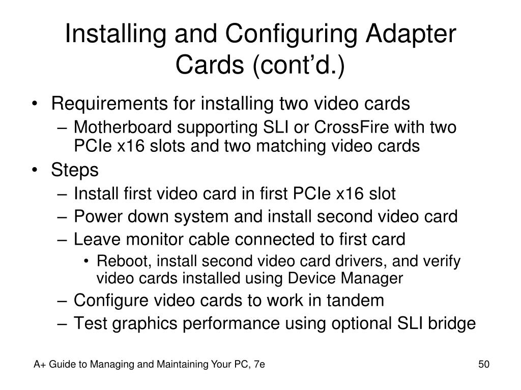 PPT A+ Guide to Managing and Maintaining Your PC, 7e PowerPoint