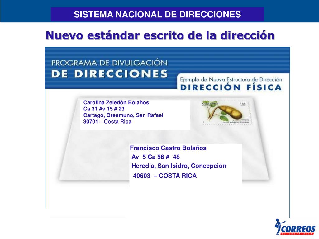 PPT SISTEMA DE DIRECCIONES EN COSTA RICA PowerPoint Presentation, free download ID5247733