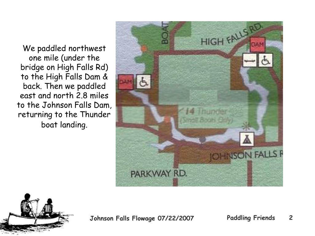 PPT Johnson Falls Flowage on the Peshtigo River (boat landing 14