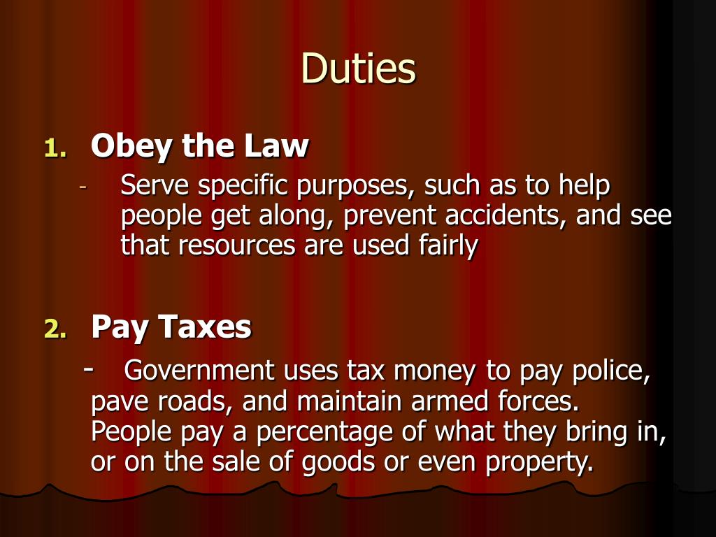 PPT Ch. 5 The Duties and Responsibilities of Citizenship PowerPoint