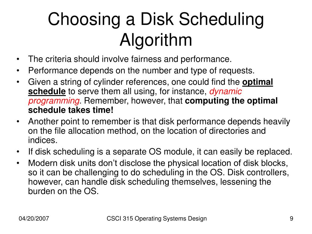 PPT Disk Scheduling and Management PowerPoint Presentation, free