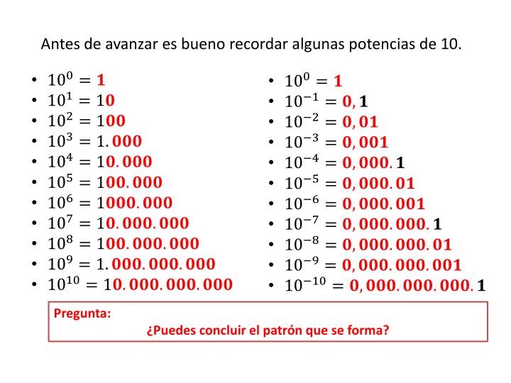 PPT Notación Científica y Potencia de 10 PowerPoint Presentation ID