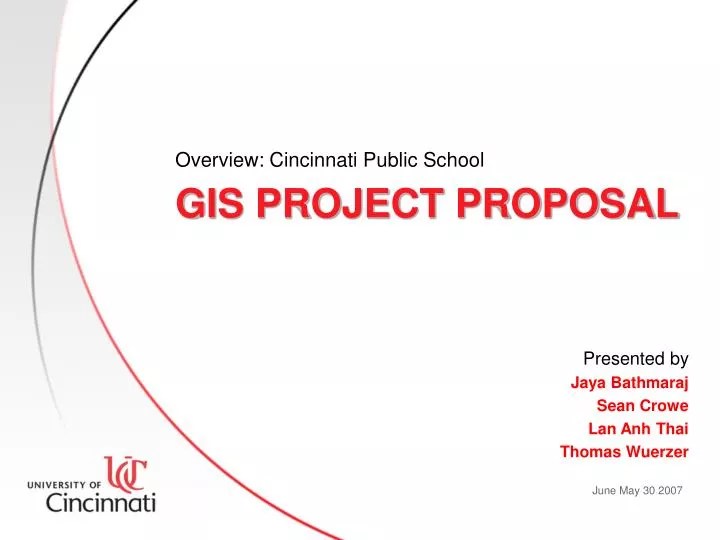 PPT GIS Project proposal PowerPoint Presentation, free download ID