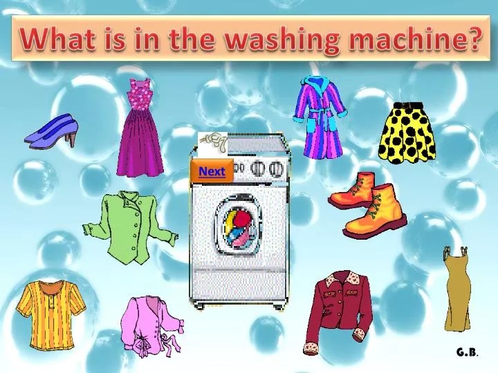 PPT What is in the washing machine? PowerPoint Presentation, free