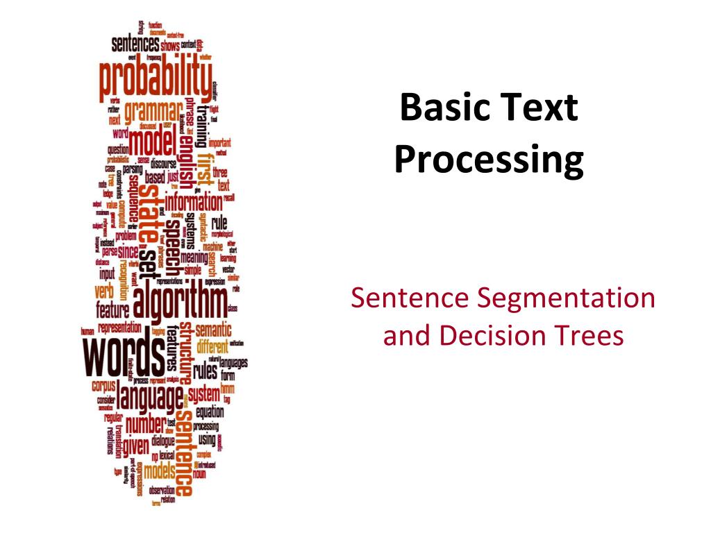 PPT Basic Text Processing PowerPoint Presentation, free download ID5258420