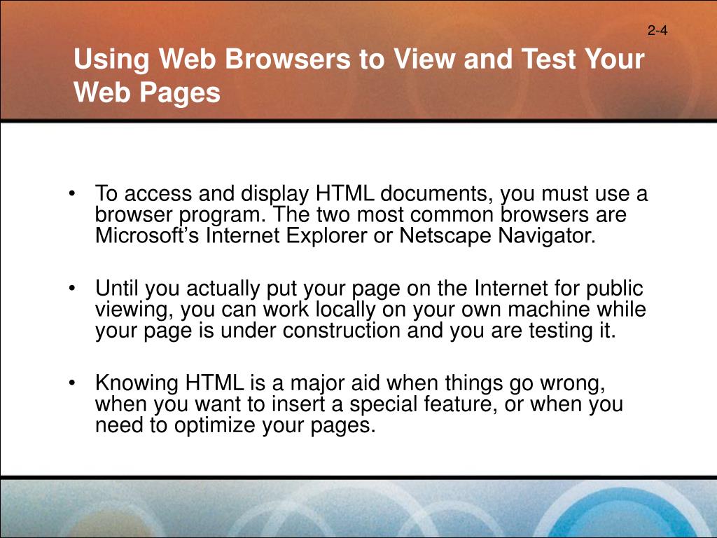 PPT Building A  Page with HTML PowerPoint Presentation, free download ID5263005