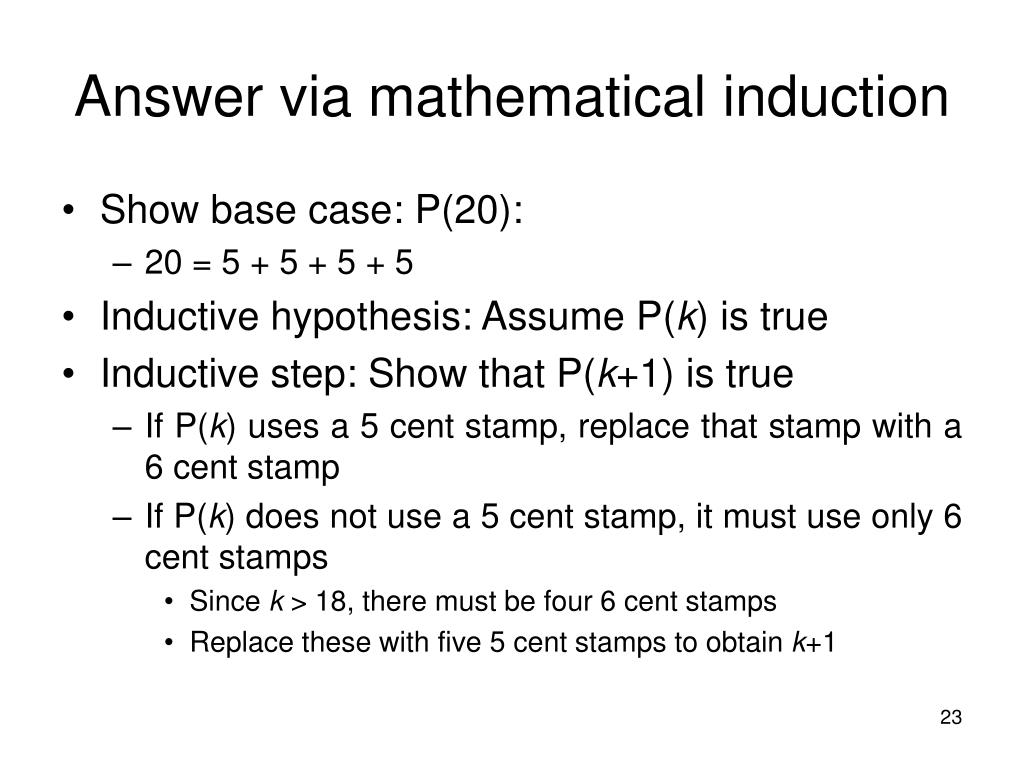 PPT Mathematical Induction PowerPoint Presentation, free download