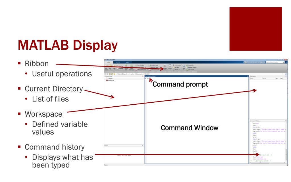 PPT Introduction to MATLAB PowerPoint Presentation, free download