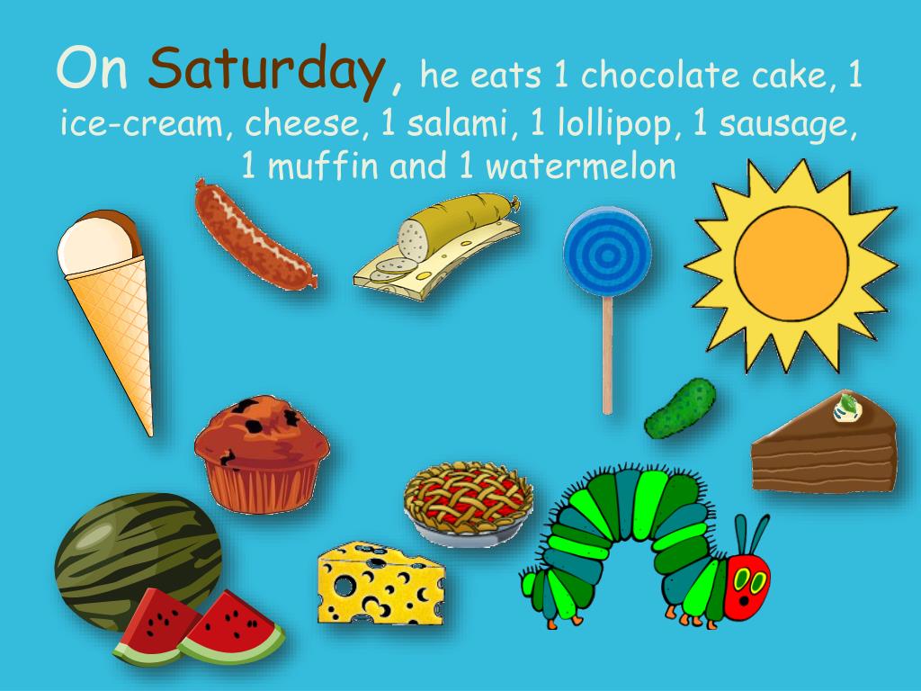 The very hungry caterpillar eats breakfast bdaspeed