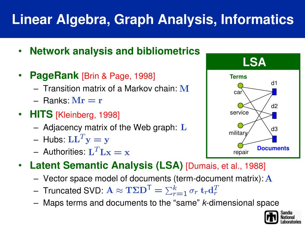 PPT Multilinear Algebra for Analyzing Data with Multiple Linkages