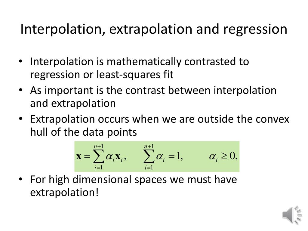 PPT Interpolation, extrapolation and regression PowerPoint Presentation ID5273285