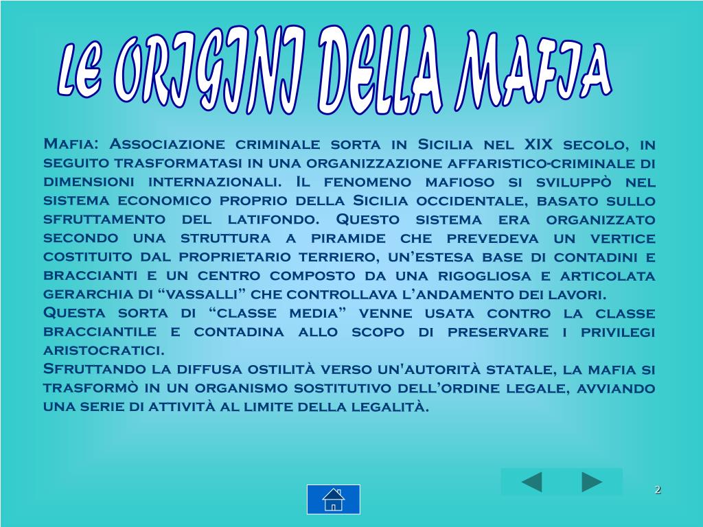 PPT I falsi valori della mafia PowerPoint Presentation, free download
