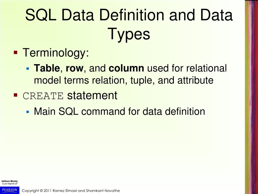 PPT Chapter 4 Basic SQL PowerPoint Presentation, free download ID