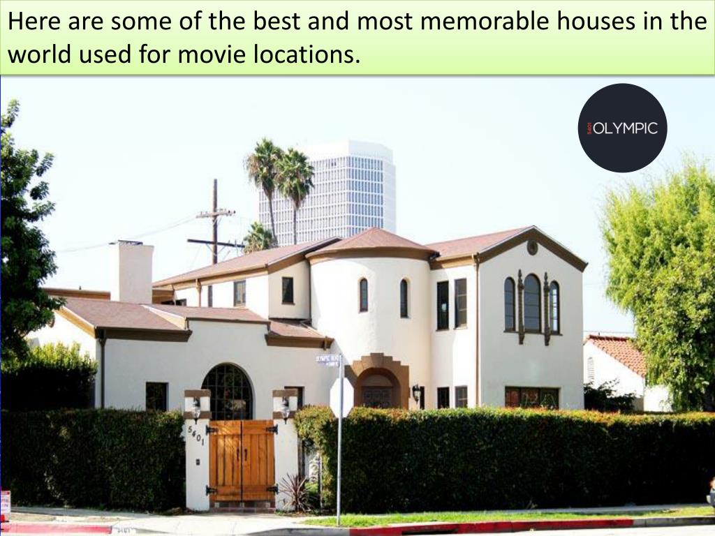 PPT 10 Best Movie Houses for Movie Locations in the World PowerPoint