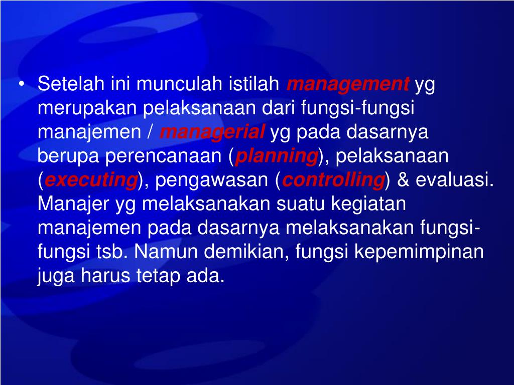 PPT KEPEMIMPINAN, ORGANISASI dan MANAJEMEN PowerPoint Presentation