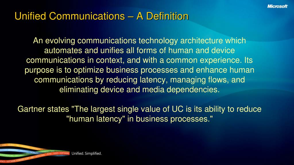 PPT Unified Communications PowerPoint Presentation, free download