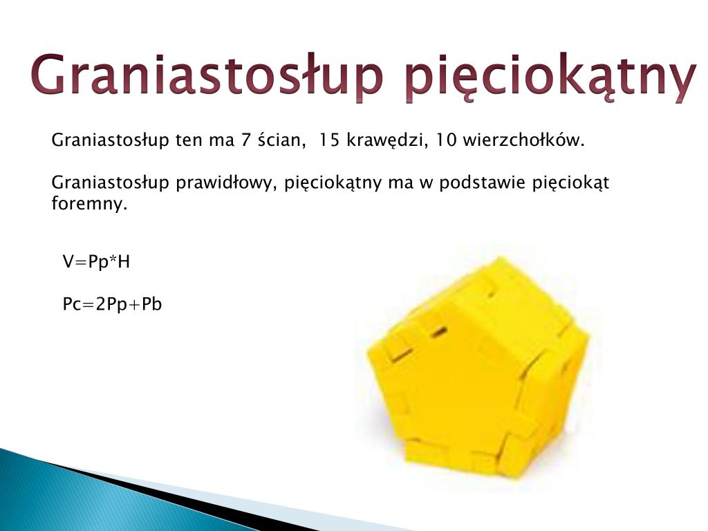 PPT Graniastosłupy PowerPoint Presentation, free download ID5281143