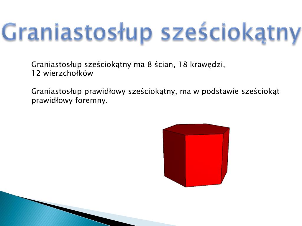 PPT Graniastosłupy PowerPoint Presentation, free download ID5281143