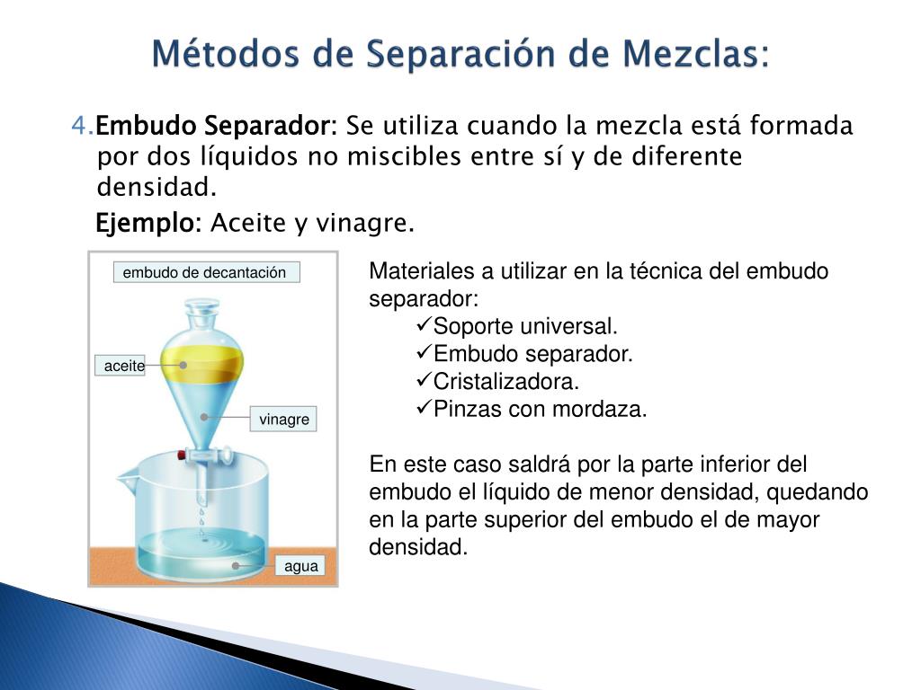 PPT Sustancias Puras. Mezclas. MÃ©todos de SeparaciÃ³n de Mezclas