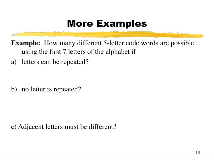 PPT Learning Objectives for Section 7.3 Basic Counting