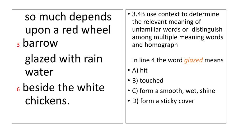 PPT The Red Wheelbarrow by William Carlos William PowerPoint
