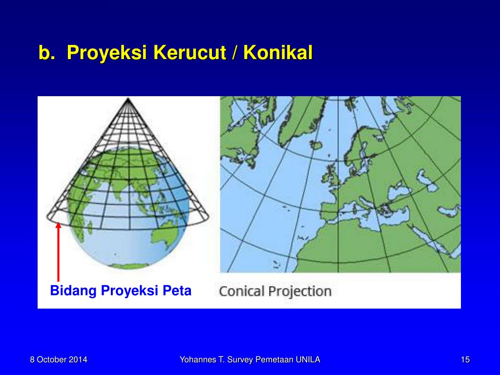PPT PROYEKSI PETA PowerPoint Presentation, free download ID5295621