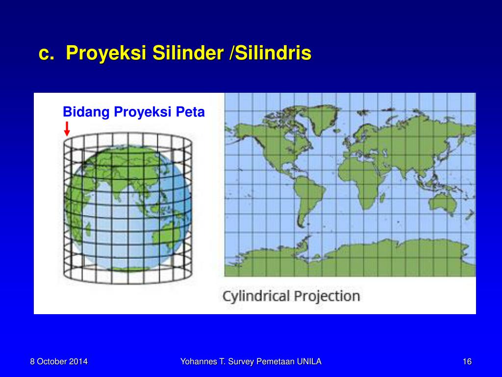 PPT PROYEKSI PETA PowerPoint Presentation, free download ID5295621