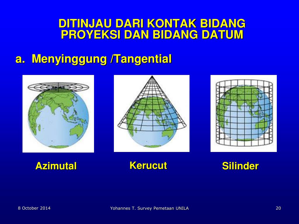 PPT PROYEKSI PETA PowerPoint Presentation, free download ID5295621(04)