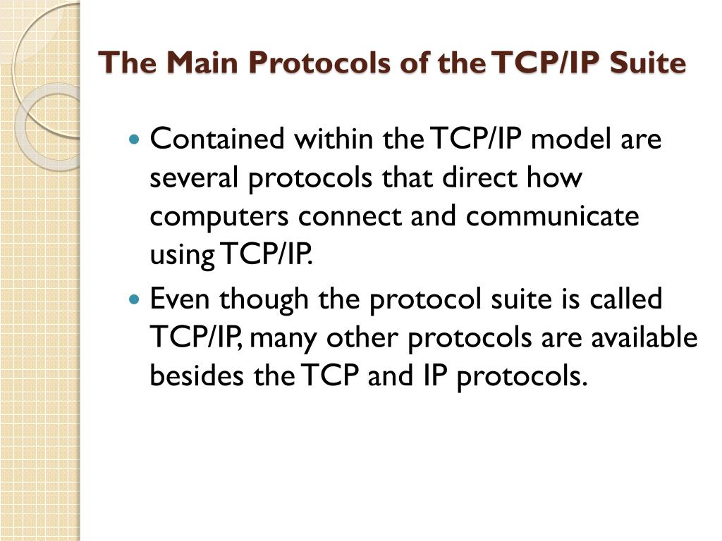 PPT Networking Basics TCP/IP Protocols PowerPoint Presentation, free