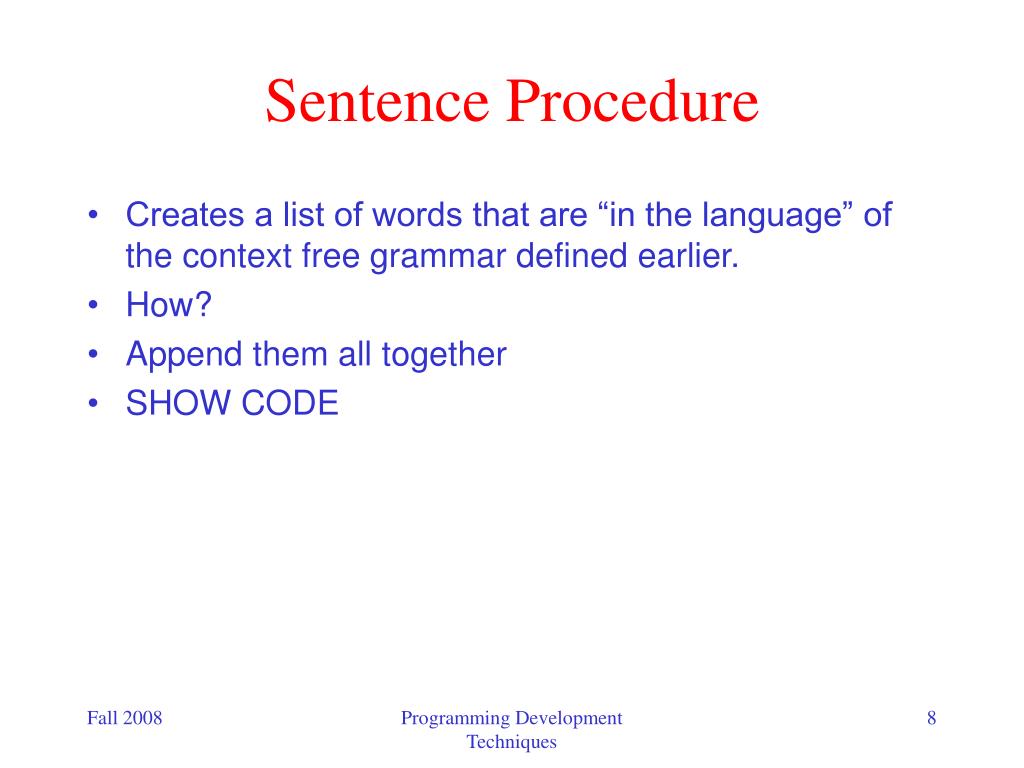 PPT Topic 9 Symbol Manipulation Generating English Sentences