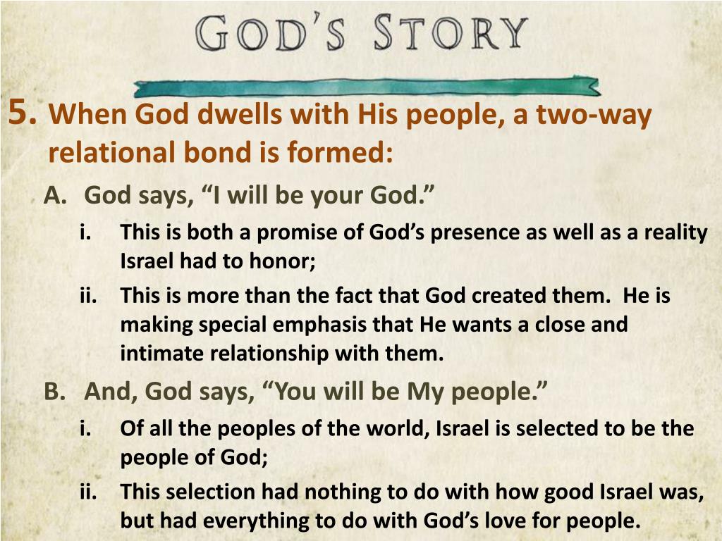 PPT God Dwells Among His People PowerPoint Presentation, free