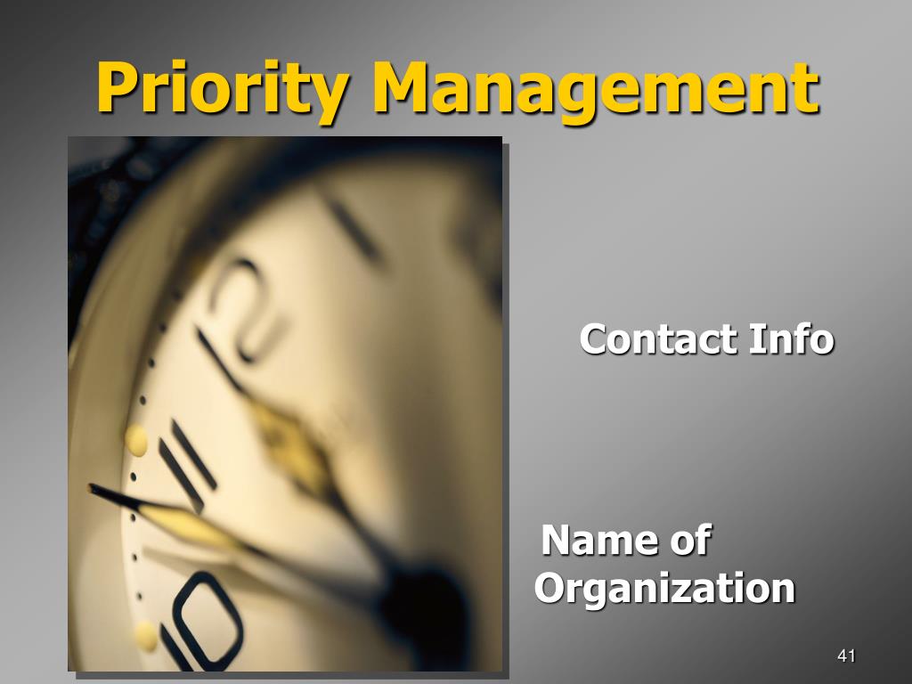 PPT Priority Management PowerPoint Presentation, free download ID
