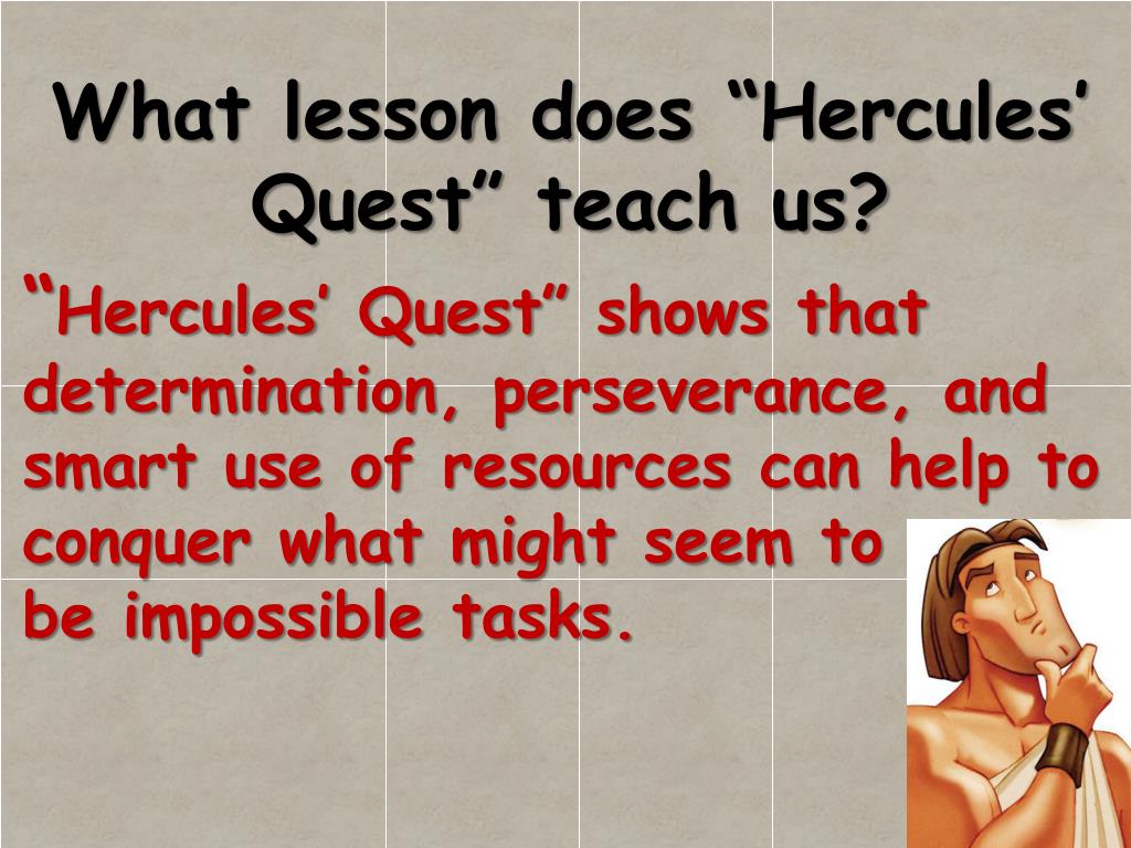 PPT Hercules’ Quest Review PowerPoint Presentation, free download