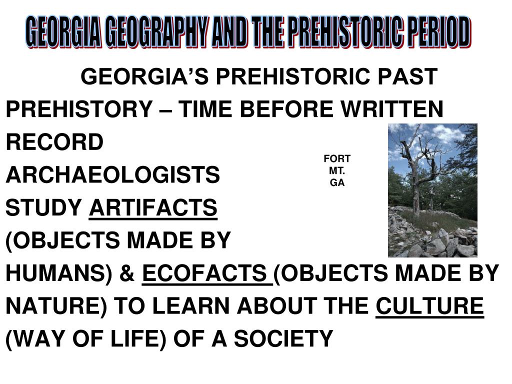 PPT PREHISTORIC PAST PREHISTORY TIME BEFORE WRITTEN