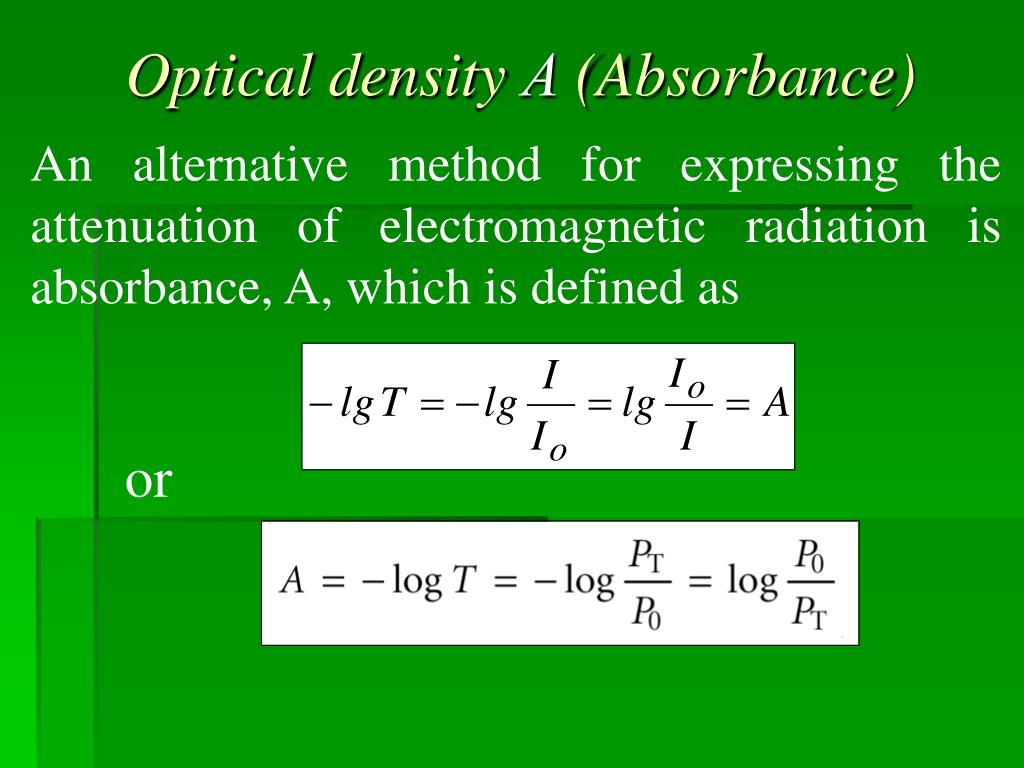 PPT Instrumental methods of analysis. Photometry