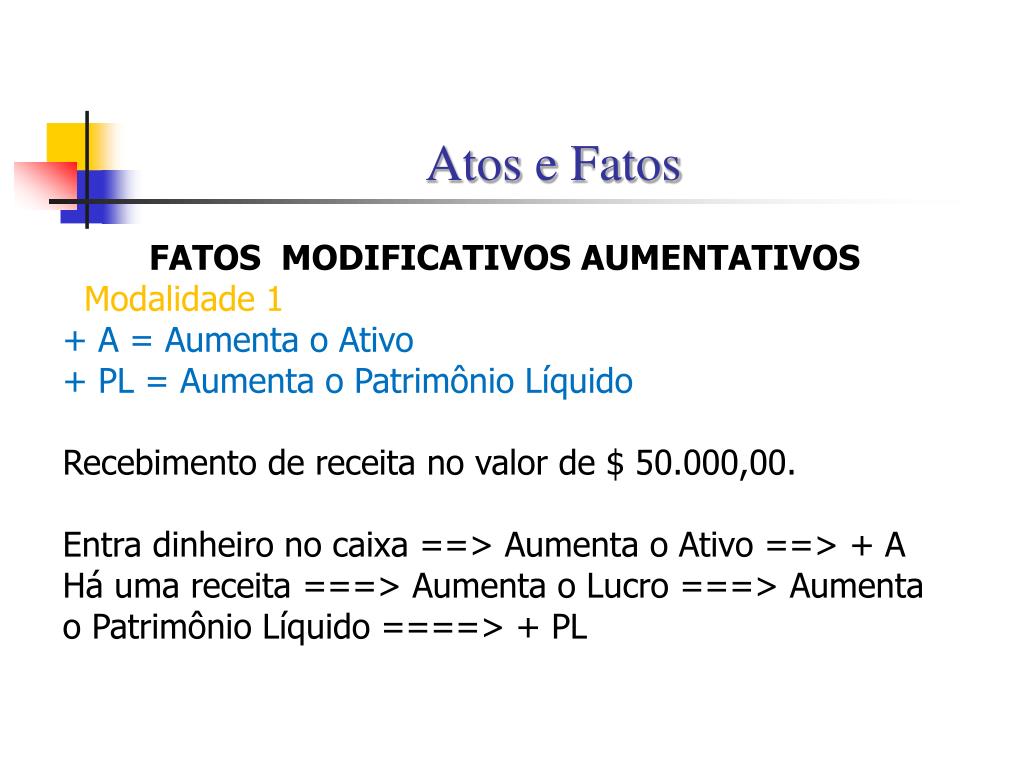 PPT Contabilidade Básica Atos Administrativos Fatos Contábeis