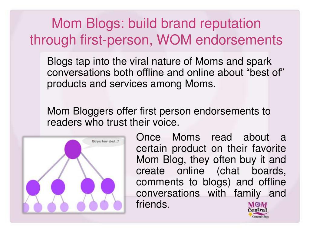 PPT Reaching the Influential Mom Market PowerPoint Presentation, free
