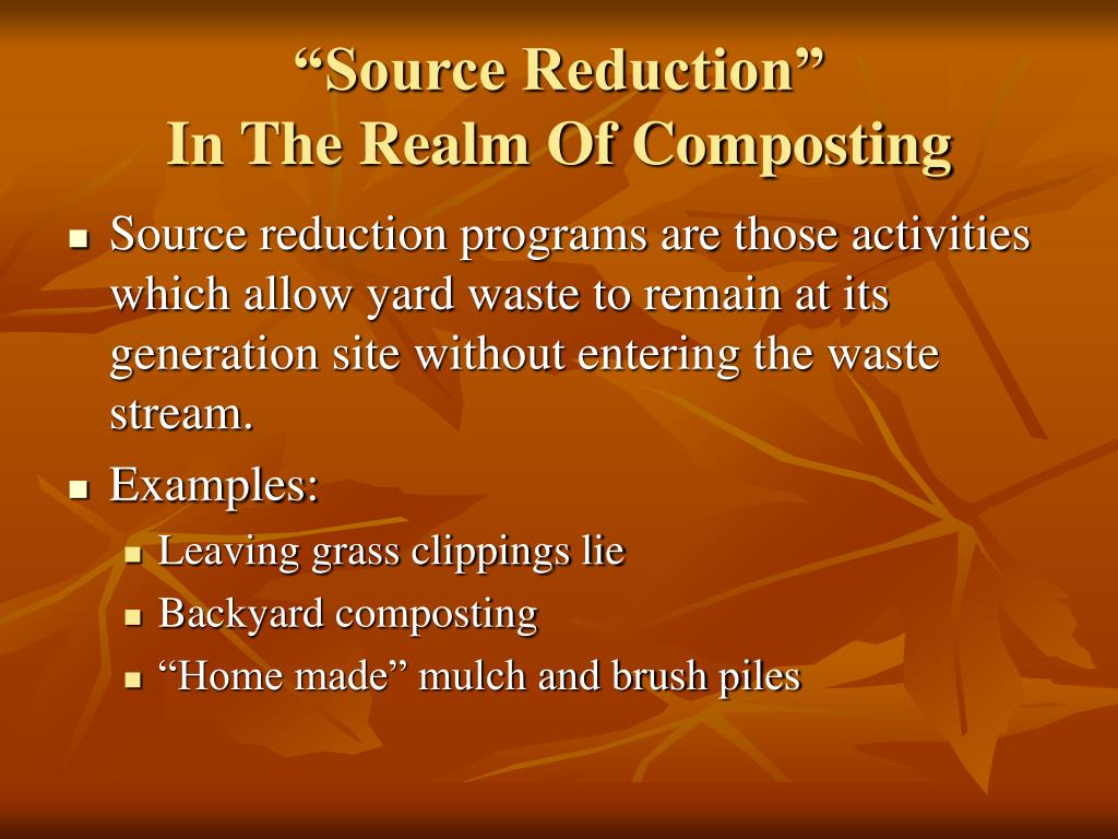 PPT Source Reduction PowerPoint Presentation, free download ID5319944