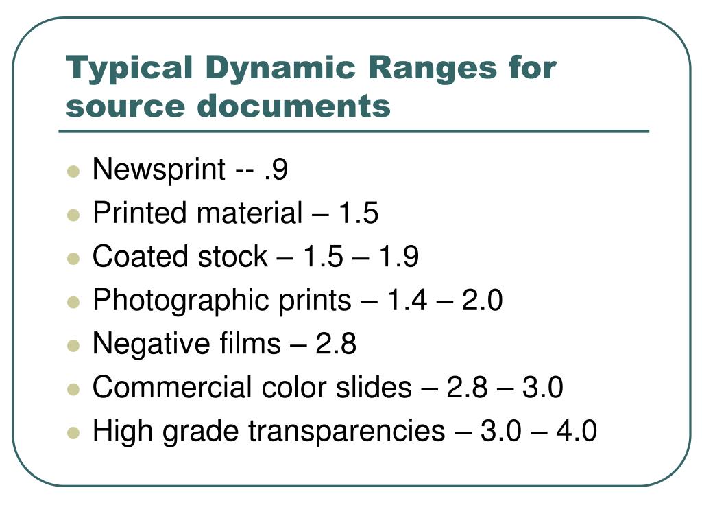 PPT Digital Reformatting of Photographic Formats Overview