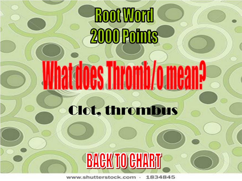 PPT Root Word PowerPoint Presentation, free download ID5321749