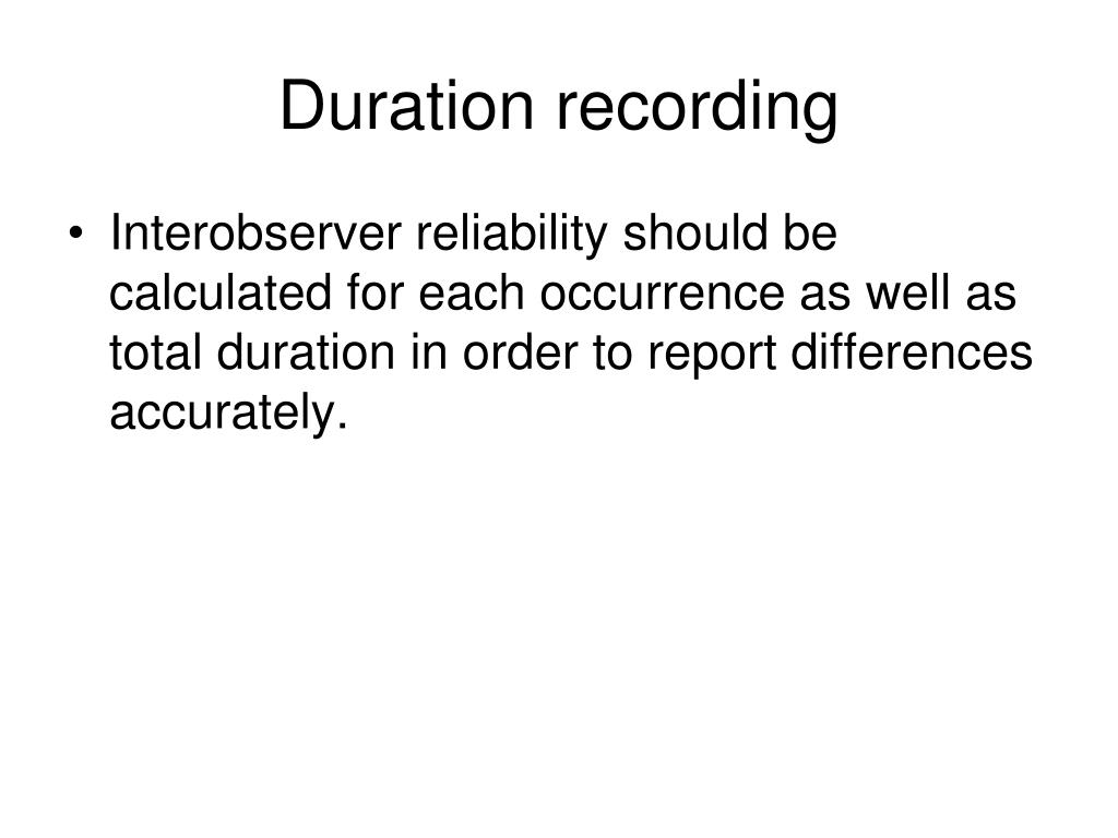 PPT Chapter 3 Methods for Recording Behavior PowerPoint Presentation