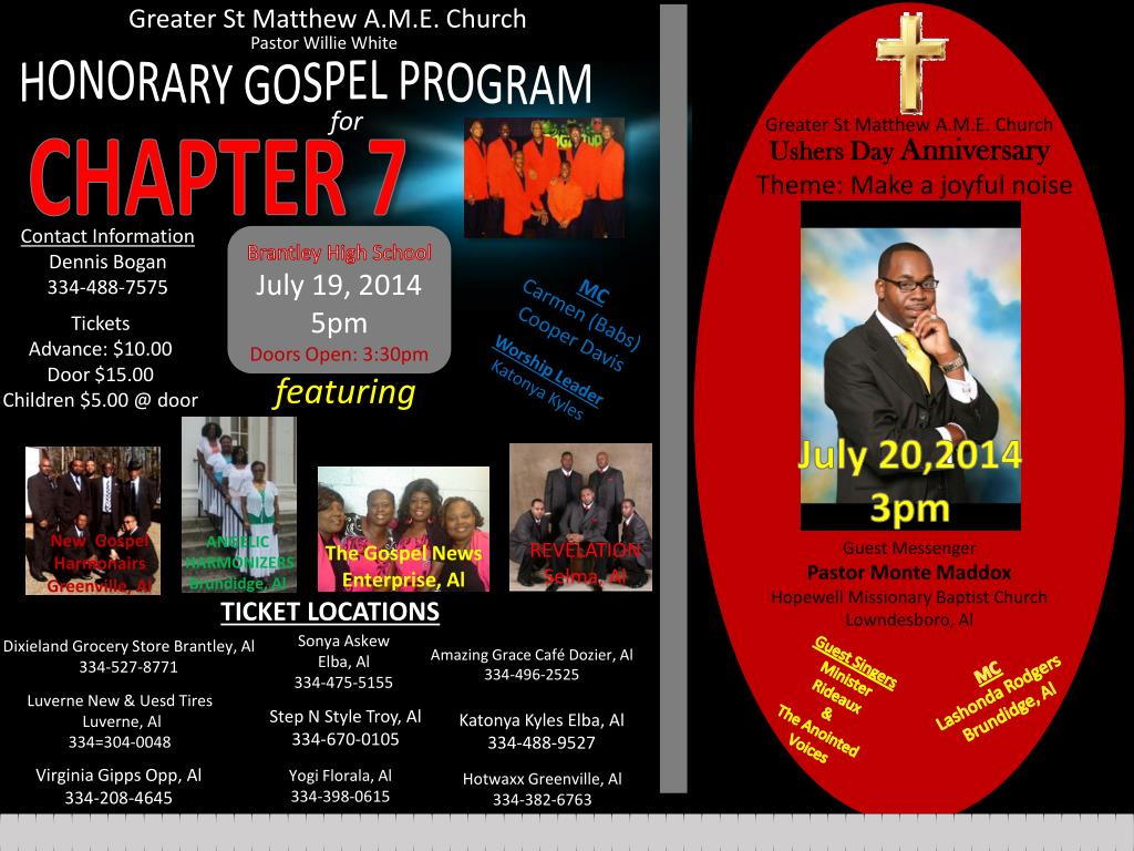 PPT Guest Messenger Pastor Monte Maddox Hopewell Missionary Baptist