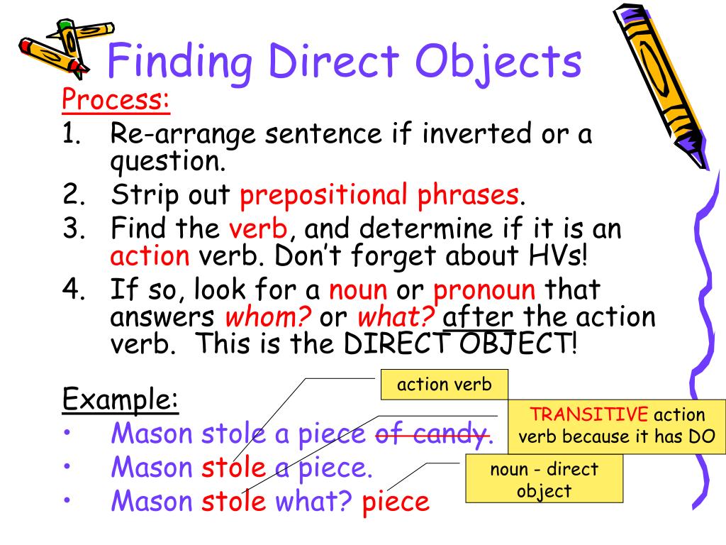 PPT **Action Verbs** Transitive and Intransitive Direct and Indirect