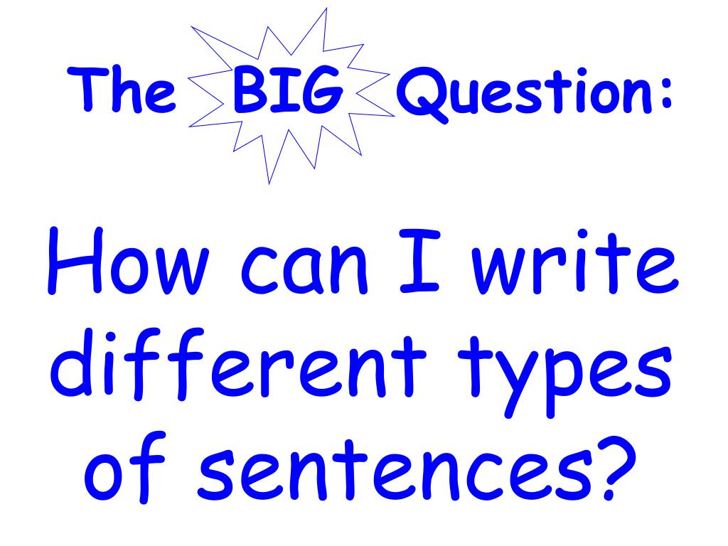 PPT Harcourt 1112 Lesson 2 Grammar Day 1 Types of Sentences