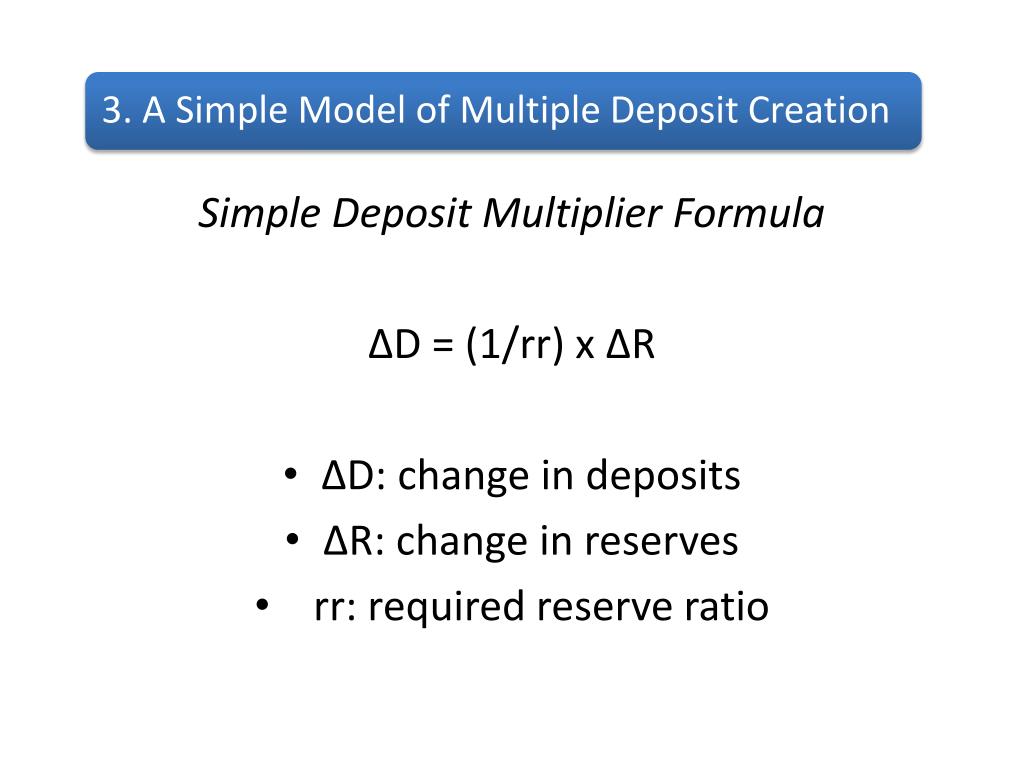 PPT Chapter 15 The Money Supply Process and the Money Multipliers
