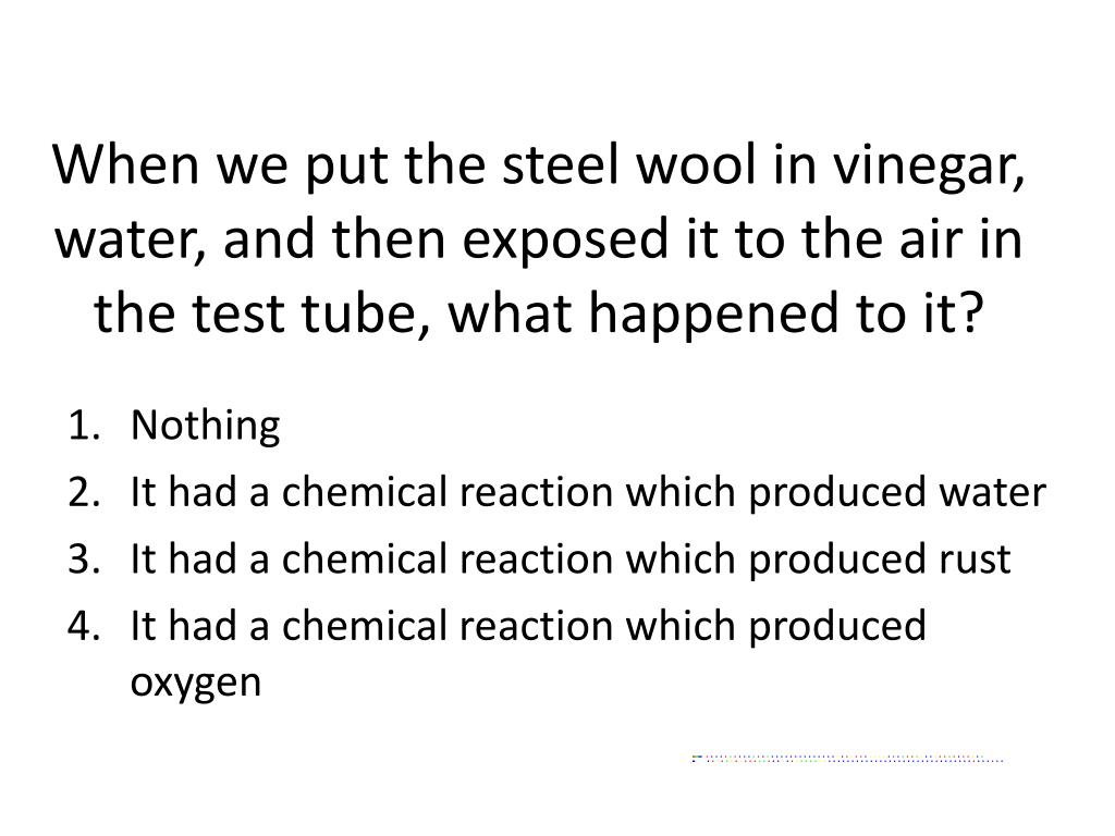 PPT Steel Wool Lab Day 3 PowerPoint Presentation, free download ID