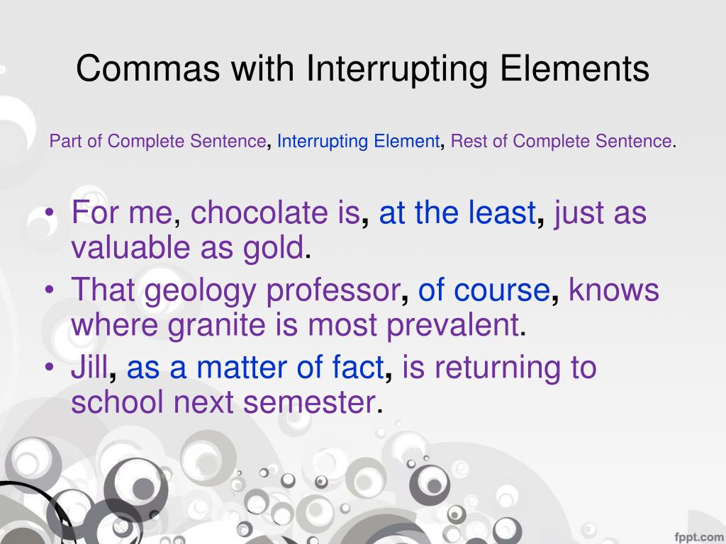 PPT Commas PowerPoint Presentation, free download ID5327706