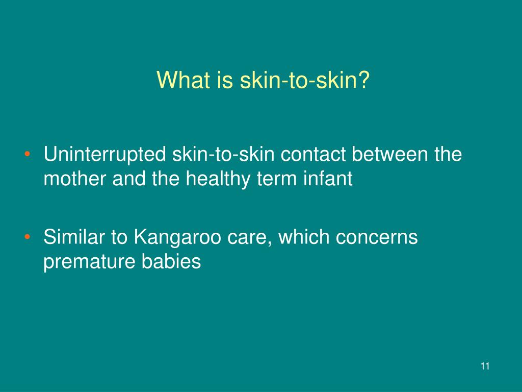 PPT Why is skintoskin so important? PowerPoint Presentation, free