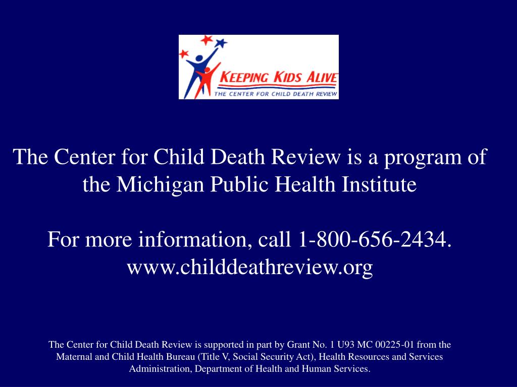 PPT Child Death Review The State of the Nation and The CDR Case