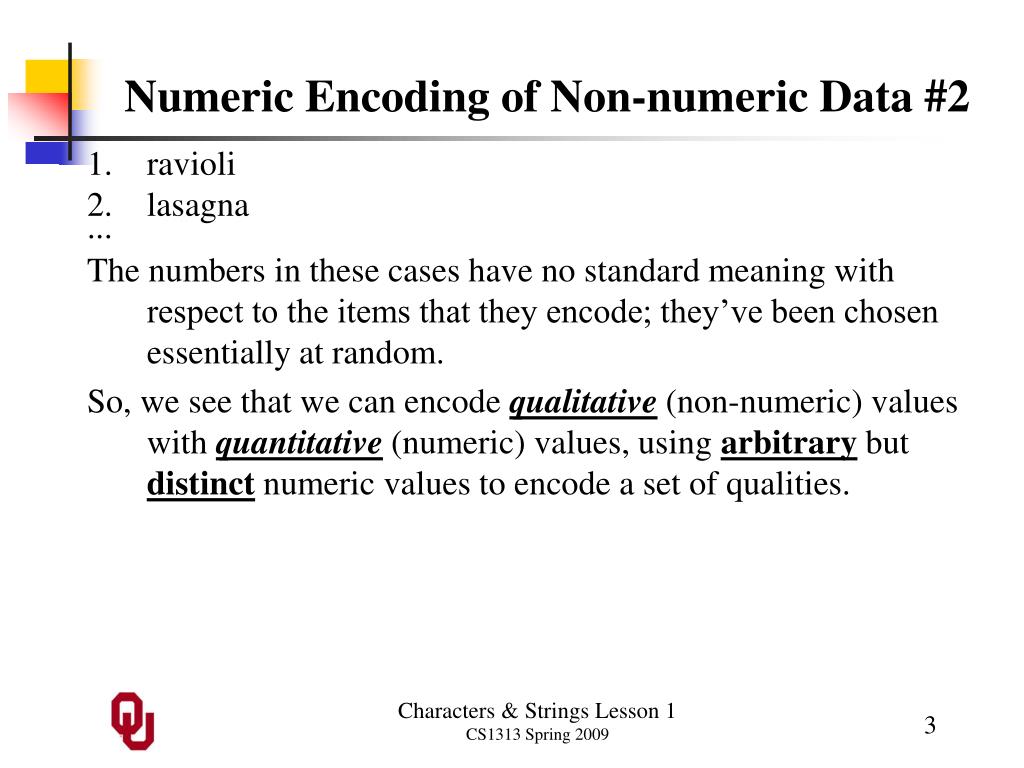 PPT Characters & Strings Lesson 1 Outline PowerPoint Presentation